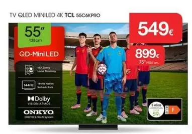 TCL - Tv Qled 55c6kpro