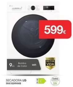 LG - Secadora Rhx1009nwb
