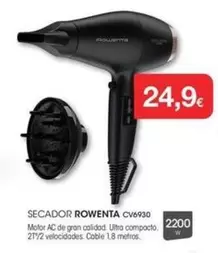 Rowenta - Secador Cv6930