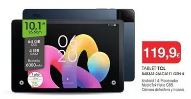 TCL - Tablet 848Ai 2xaca1111 6,7 cm