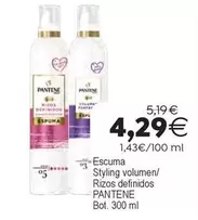 Pantene - Escuma Styling Volumen/Rizos Definidos