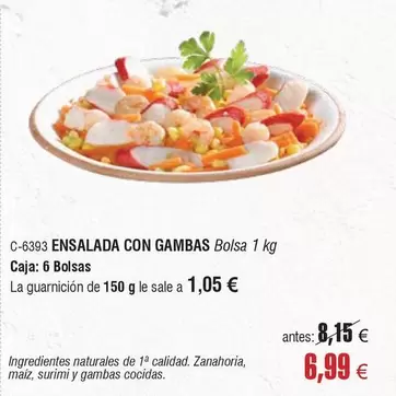 Ensalada Con Gambas