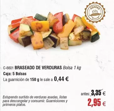 Braseado De Verduras