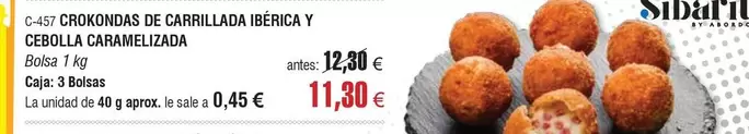 carrefour - Crocondas De Carrillada Iberica Y Cebolla