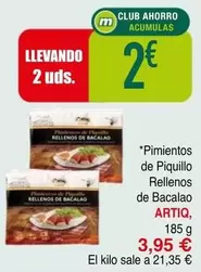Artic - Pimientos De Piquillo Rellenos De Bacalao