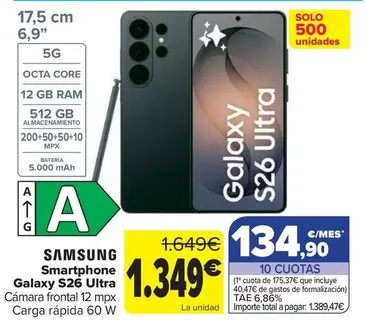 Samsung - Smartphone Galaxy S26 Ultra