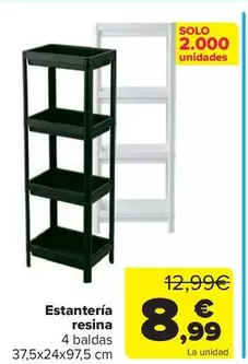 Estantería Resina