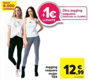 TEX - Jegging Vaquero Mujer