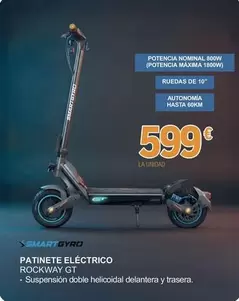 Smartgyro - Patinete Eléctrico Rockway GT
