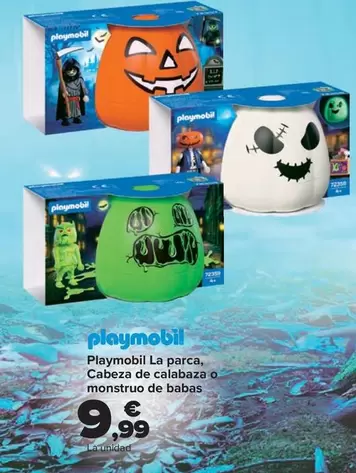 Playmobil - La Parca Cabeza De Calabaza O Monstruo De Babas