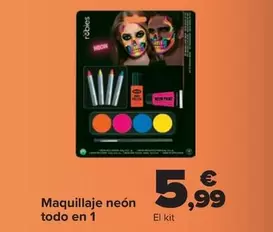 Maquillaje Neon Todo En 1