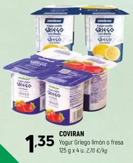 coviran - Yogur Griego Limon O Fresa