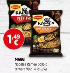 Maggi - Noodles Ramen Pollo O Ternera