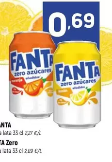 fanta - Lata Azucares