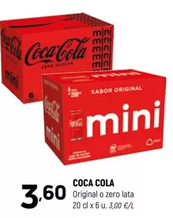 Coca-Cola - Original O Zero Lata