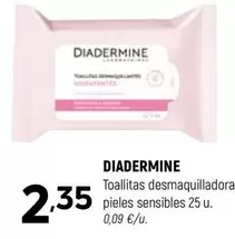 Diadermine - Toallitas Desmaquilladora Pieles Sensibles
