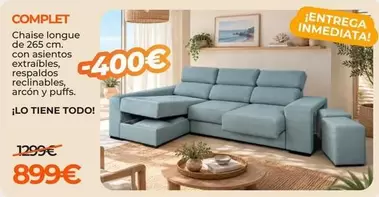 Complet Chaise Longue