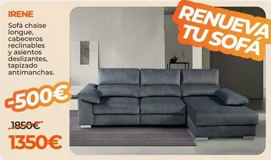 Irene Sofá Chaise Longue