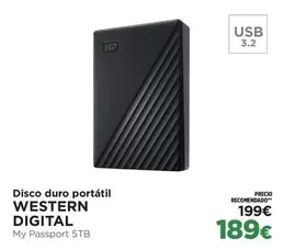WD - Disco Duro Portátil Western Digital