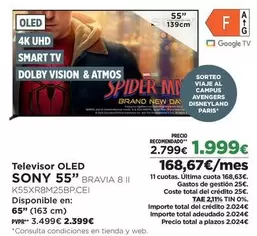 Sony - Televisor Oled