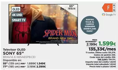 Sony - Televisor Oled