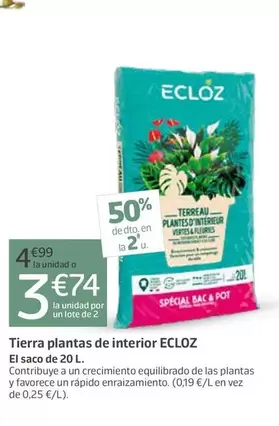 Ecloz - Tierra Plantas De Interior