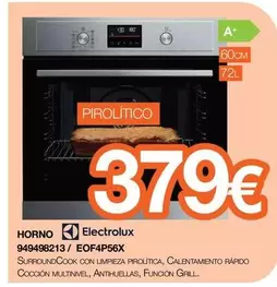 Electrolux - Horno EOF4P56X