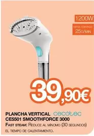 Cecotec - Smoothforce 3000 Plancha Vertical