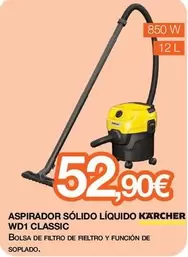 Kärcher - Aspirador Sólido Líquido WD1 Classic