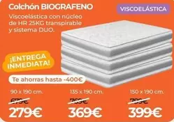 Hipermueble - Colchón Biografeno Viscoelástica