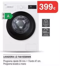 LG - Lavadora F4a10s8nwbk