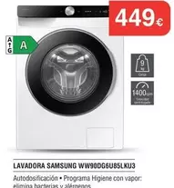 Samsung - Lavadora Ww90dg6u85lku3