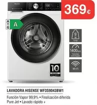 Hisense - Lavadora Wf3s9043bw1-