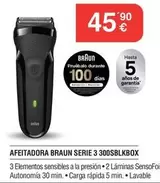 Braun - Afeitadora Serie 3 300SBLKBOX
