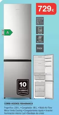 Hisense - Combi Rb440n4aca