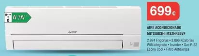 Hisense - Aire Acondicionado Mixtsurishi MSCHF35WF