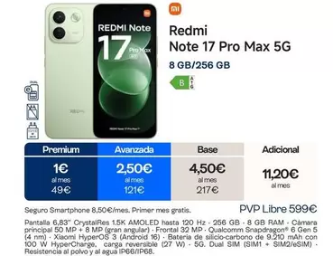Xiaomi - Redmi Note 17 Pro Max 5G