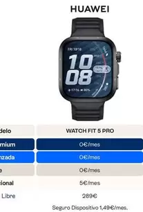 Huawei - Watch Fit 5 Pro