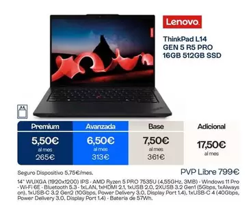 Lenovo - Thinkpad L14