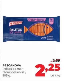 Pescanova - Palitos De Mar Reducidos En Sal