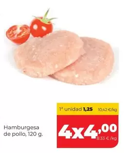 Hamburgesa De Pollo