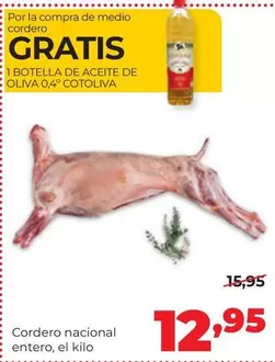 Cotoliva - Cordero Nacional Entero