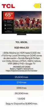 Tcl - TV 65" SQD-Miniled