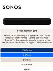 Control - Sonos Beam