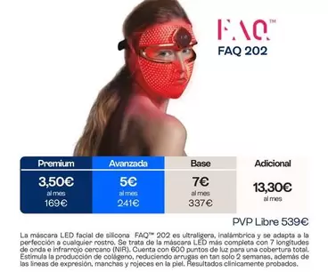 Premium - La Mascara Led Facial De Silicona