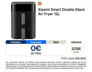 Nivea - Xiaomi Smart Double Stack Air Fryer 12l