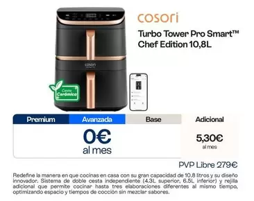 Premium - Turbo Tower Pro SmartTM Chef Edition 10.8L
