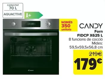Candy - Horno FIDCP X625 L