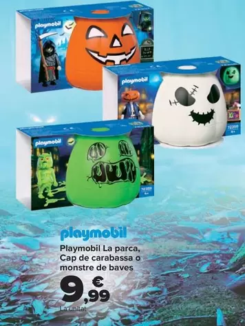 Playmobil - La Parca Cabeza De Calabaza O Monstruo De Babas