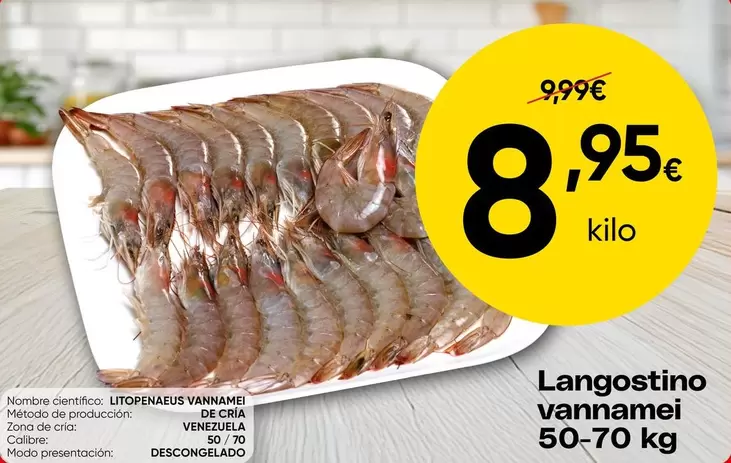 Langostino Vannamei